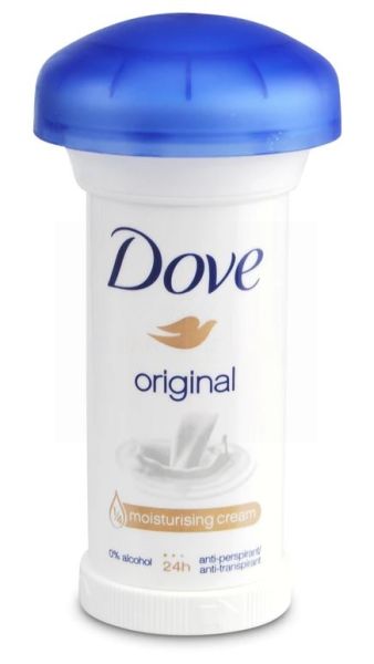 Dove Original Mushroom 24 Hour Anti-Perspirant 1/4 Moisturising Cream - 50Ml