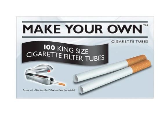 Make Your Own Cigarette King Size Filter Tubes - Pack of 100