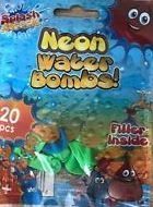 Neon Water Bombs With Filler - Pack of 20