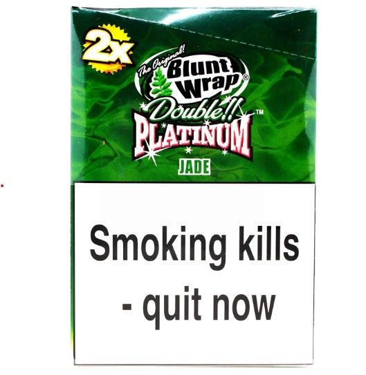 Original Blunt Wrap Double Platinum Jade (Watermelon) - Pack Of  50
