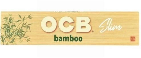 OCB Bamboo Unbleached Rolling Papers - Slim - Pack of 50