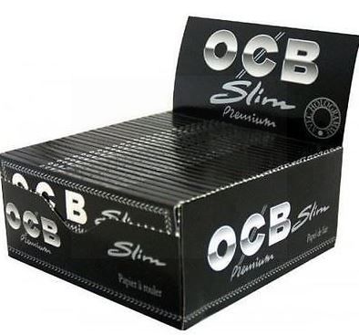 Ocb Premium Rolling Paper Wth Hologram - Slim - Pack Of 50 X 32