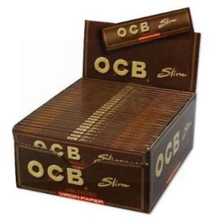 Ocb Unbleached Virgin Paper - Slim - Pack Of 50 X 32