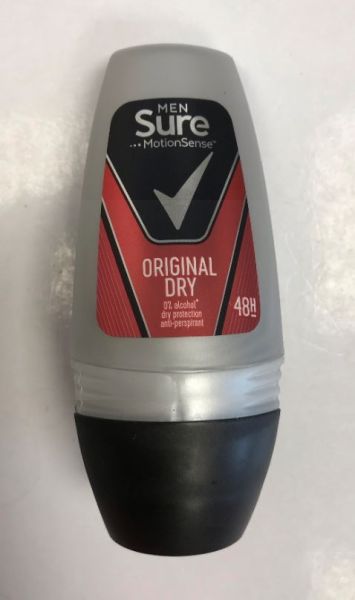 Sure Men Motion Sense Roll On Anti Perspirant Deodorant - Original Dry - 50Ml