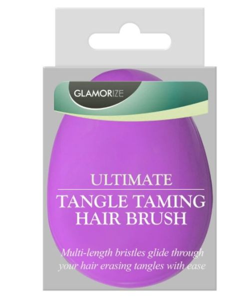 Glamorize Ultimate Tangle Taming Hair Brush with Multi Length Bristles