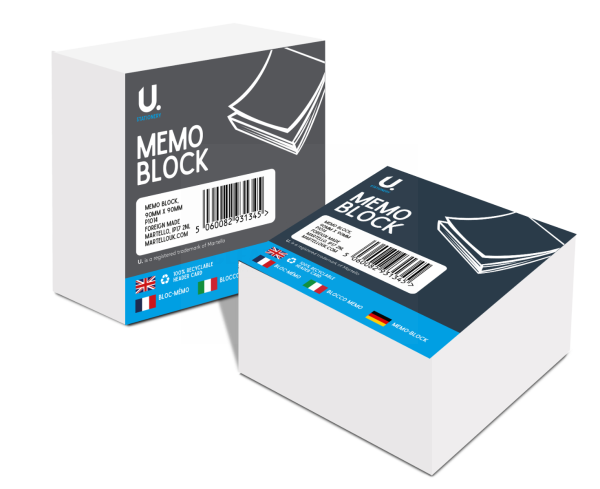 MEMO BLOCK - 90MM X 90MM 