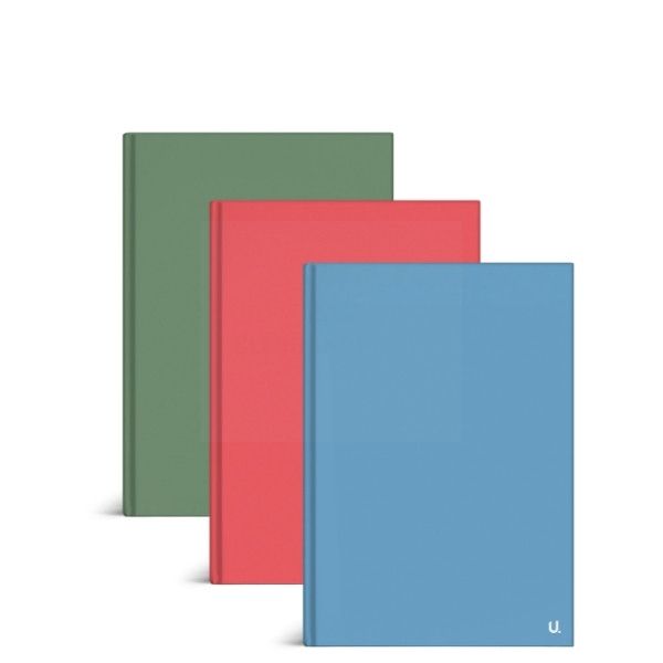 U Write A5 Hardback Notebook - Assorted Colours - 21 x 15 x 0.7cm - Colour Assortment 1