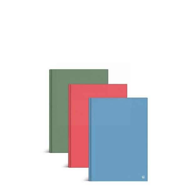 U Write A7 Hardback Notebook - Assorted Colours - 10.5 x 7.5 x 0.7cm - Colour Assortment 1 - 0% VAT