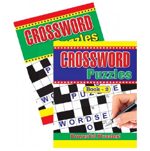 Crossword Puzzles Book - Book 1 & 2 - 0% VAT