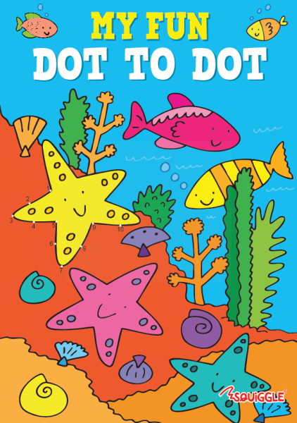MY FUN DOT TO DOT 1 & 2 COLOURING/ACTIVITY BOOK - 0% VAT - PACK OF 6