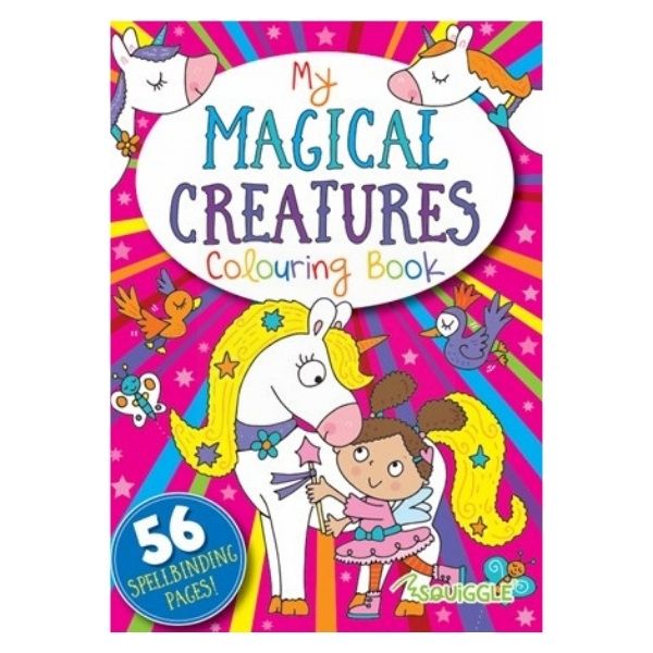 Squiggle My Magical Creatures Colouring Book - 27 x 20cm - 0% VAT