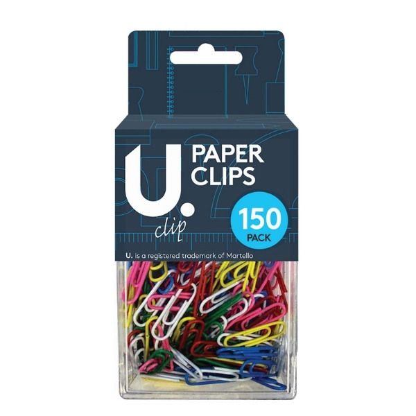 PAPER CLIPS - ASSORTED - PACK OF 150