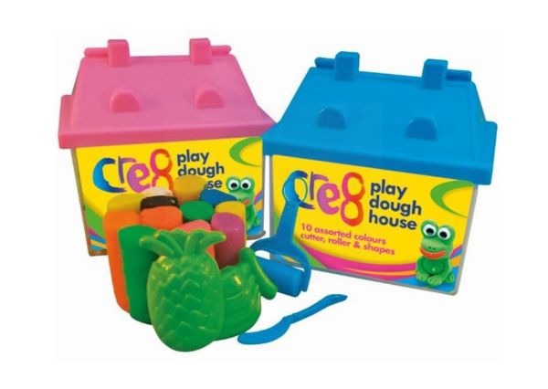 Modelling Clay Plasticine Play Dough House - 10 Assorted Coloured Dough