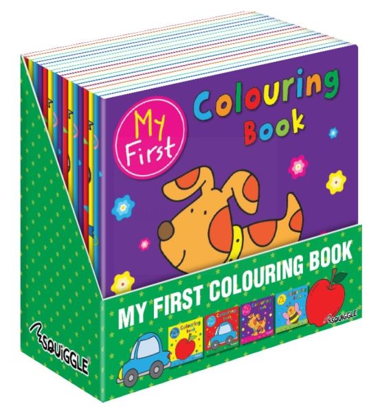 My First Colouring Books - Assorted Designs - 21 x 21cm
