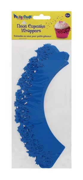 PARTY CRAFT NEON CUPCAKE CELEBRATE BLUE