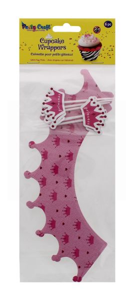 PARTY CRAFT CUPCAKE WRAPPERS PRINCESS