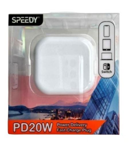 Speedy PD Premium Quality 20W Power Delivery Fast Charging Plug