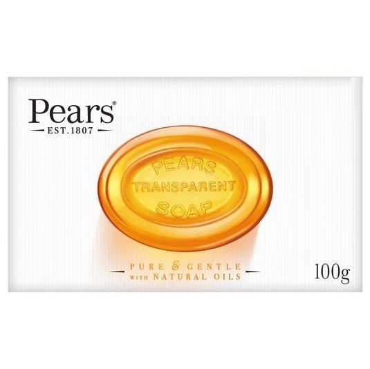 Pears Transparent Soap - Pure & Gentle with Natural Oils - Dermatologically Tested - 100Grams