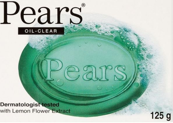 Pears Oil Clear Soap With Lemon Flower Extract - Dermatologist Tested - 125Grams