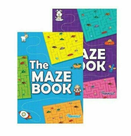 A4 Mazes Puzzle Book - 16 Pages of Fun - 0% VAT