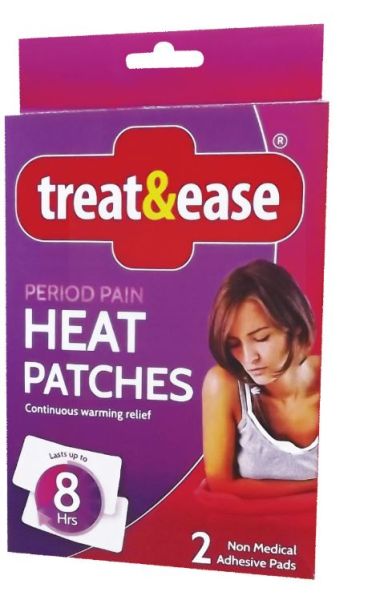 Period Pain Relief Heat Patches - Pack of 2 - Exp: 03/2020