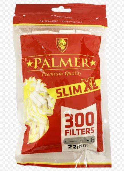 Palmer Premium Quality Slim XL Filter Tips - Pack of 300 Filter Tips