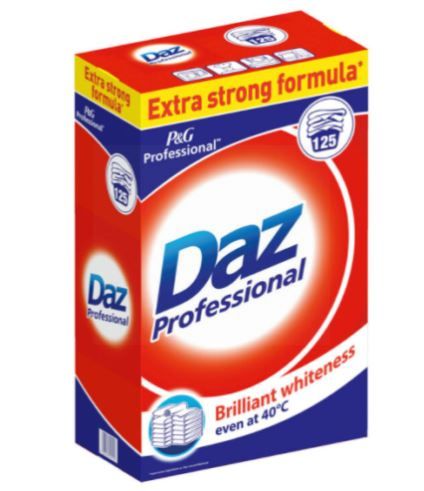 P&G Daz Professional Laundry Detergent - Brilliant Whiteness - 8.12kg - 125 Washes