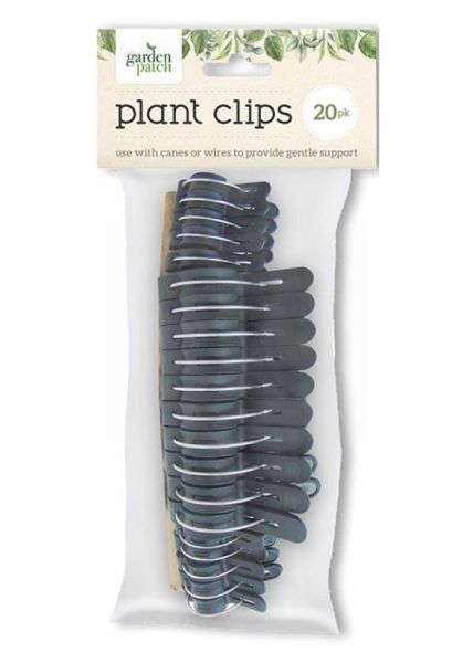 Garden Patch Plant Clips - Green - Assorted Sizes - Pack of 18