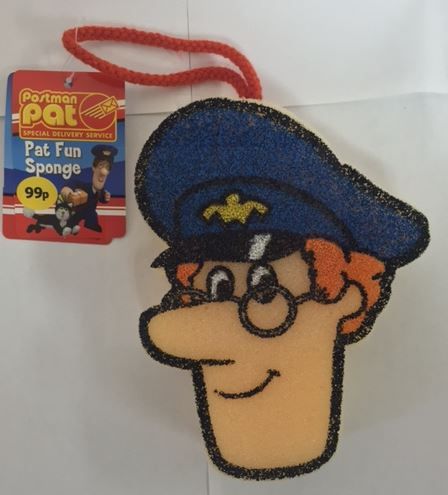 Postman Pat Bathtime Sponge With String