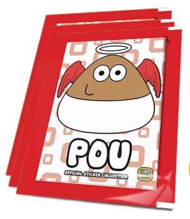 Pou-Sticker Collection  - Pack Of 6