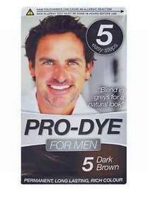 Glamorize Pro Dye Creme Colour Hair Dye For Men Shade 5 - Dark Brown