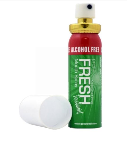 Pretty Breath Freshener Mouth Spray - Fresh Mint - Alcohol Free - 20ml
