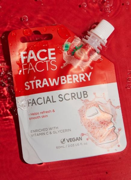 Face Facts Facial Scrub - Strawberry - 60ml