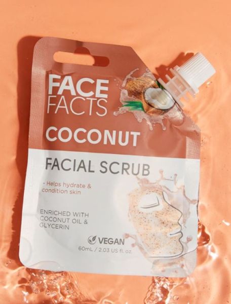 Face Facts Facial Scrub - Coconut - 60ml