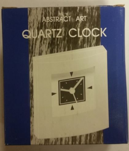 Abstract Art Quartz Clock