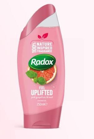 Radox Feel Uplifted Shower Gel with Pink Grapefruit & Basil - 250ml