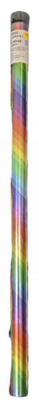 Tesco Celebrate Roll Wrap - Rainbow Stripe - 2 meter