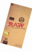 Classic Raw Natural Unrefined Rolling Papers - 1 1/4 Size - Pack Of 24