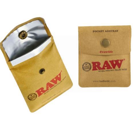 Raw Rolling Paper Pocket Purse Ashtray
