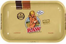 Large Raw Bikini Girl Classic Authentic Rolling Tray - 27.5Cm X 34Cm 