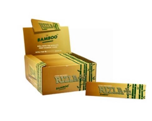 Rizla Bamboo King Size Slim Ultra Thin Smoking Paper - Pack of 50 Booklets