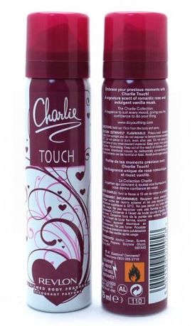 Revlon Charlie Touch Perfumed Body Spray With Wild Rose And Vanilla For Ladies - 75Ml