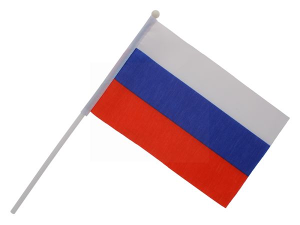 RUSSIAN MINI FLAG WITH POLE