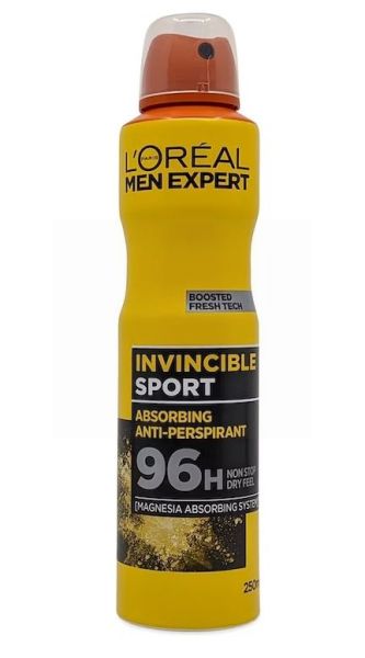 Loreal Paris Men Expert Absorbing 96h Anti-Perspirant - Invincible Sport - 250ml