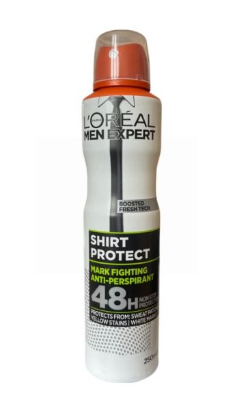 Loreal Paris Men Expert Mark Fighting 48h Anti-Perspirant - Shirt Protect - 250ml
