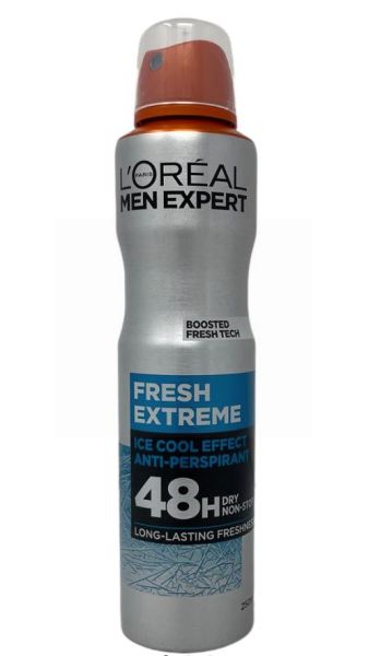 Loreal Paris Men Expert Ice Cool Effect 48h Anti-Perspirant - Fresh Extreme - 250ml