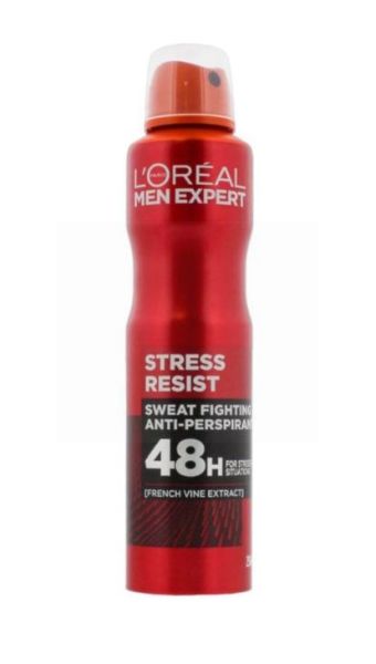Loreal Paris Men Expert Sweat Fighting 48h Anti-Perspirant - Stress Resist - 250ml