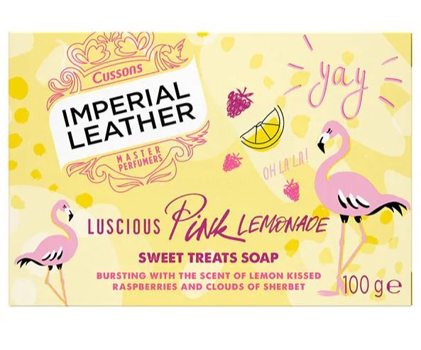 Cussons Imperial Leather Sweet Treats Soap - Luscious Pink Lemonade - 100g