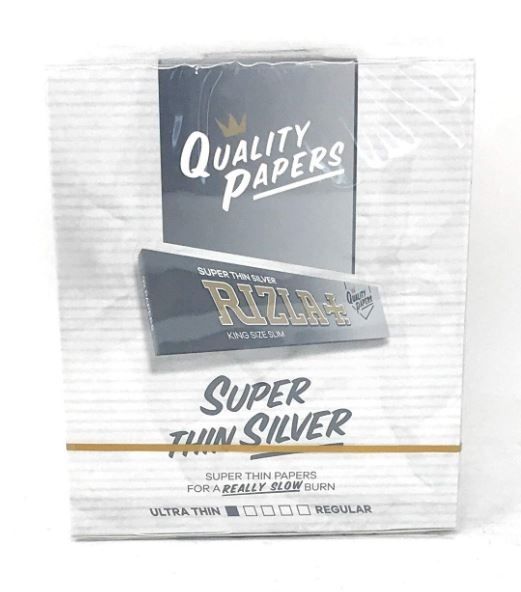 Rizla Silver King Size Slim - 50 Booklets