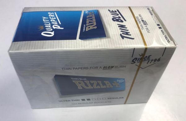 Rizla Blue Cigarette Paper Regular - Booklets Of 100